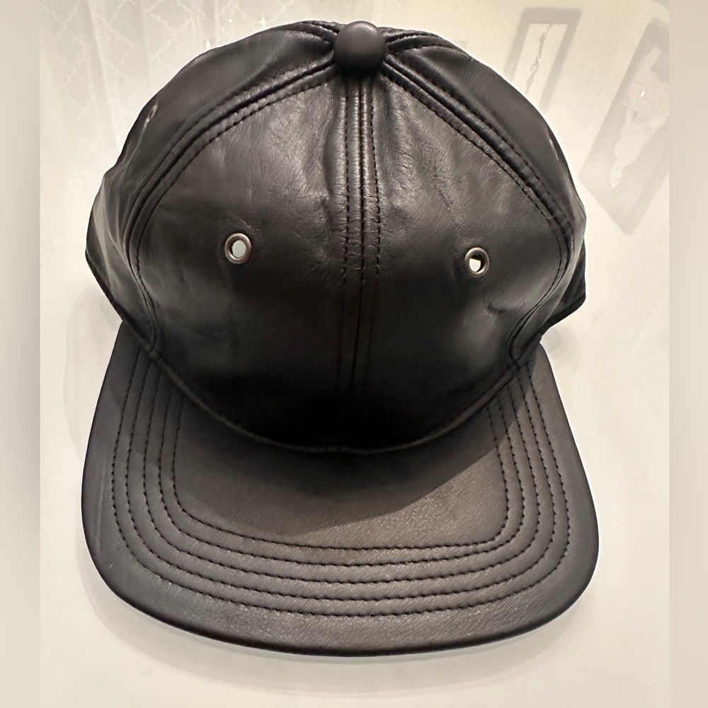 Marc by Marc Jacobs leather baseball cap